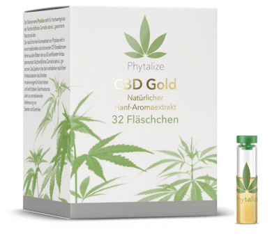CBD GOLD Aromaextrakt 32 x 08 ml - Bushdoctor