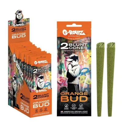 G-Rollz Banksy´s Graffiti Orange Bud Blunt Cones - Hanfjack