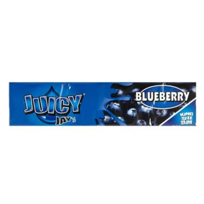 Juicy Jay´s Blueberry King Size Slim Papers 32 Blatt mit Aroma - Hanfjack
