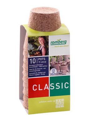 Romberg Anzuchttöpfe Classic 11 cm 10 Stück - Bushdoctor
