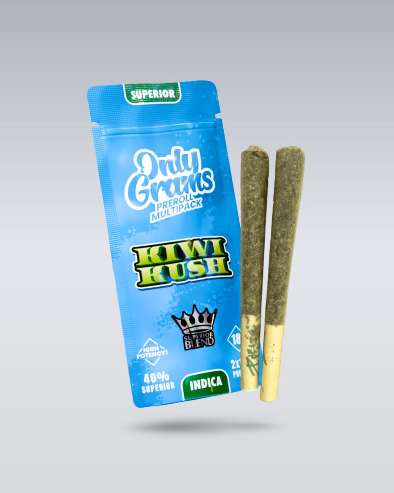 Superior Pre-Rolls 40% Kiwi Kush 3g - Only Grams