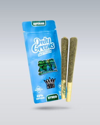 Superior Pre-Rolls 40% Sour Apple 3g - Only Grams
