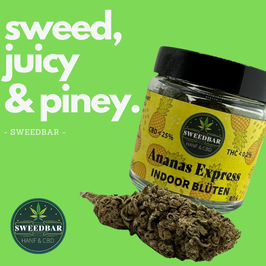 Sweedbar Pineapple Express CBD Blüten 5g - Hanfjack